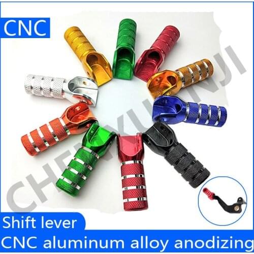 CNC alloy aluminum Motorcycle gear lever tip Folding Shifter NC450 KAYOT6 K6 BSE J5 M2 M4 TT-450R SHR kEWS k16k18 X7 Dirt Bike