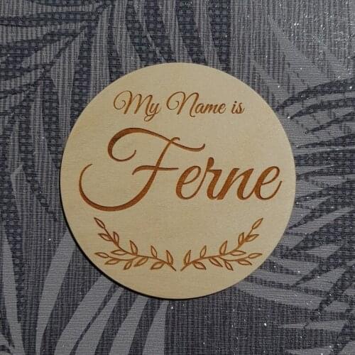 Newborn baby name bulletin board souvenirs personalized decorations wooden gift plaque twins