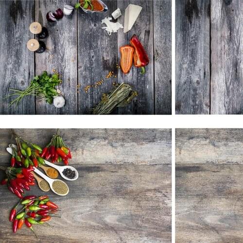 Double Sided Background 2 Sides Waterproof Rustic Wooden Wood Board Plank Ins Style Background Vintage Backdrop For Camera Photo