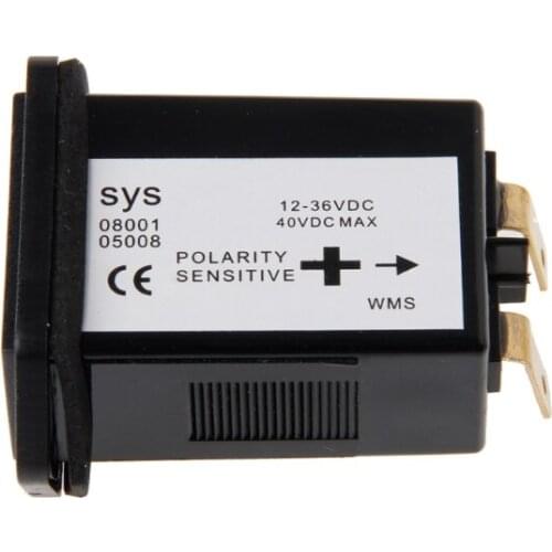 DC12V-36V Generator Sealed Hour Meter Counter For Boats Trucks Tractors Cars