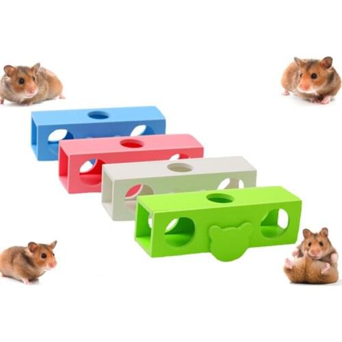 Hot Sale House Exercise Pet Rat Hamster Mouse Play Toys Funny Pet Luxury Hamster Toy Balance Tilting Cylinder Seesaw Toy