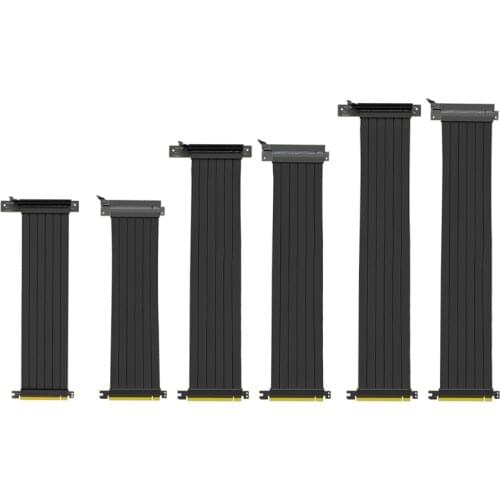 Full Speed 3.0 PCIE X16 Riser Cable Graphics Card Extension Cable PCI Express Riser Shielded Extender with antijam for GPU Vert