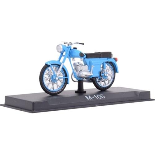 Diecast 1/24 Scale Soviet Trend Light Motorcycle M-105 Alloy Locomotive Model Collection Souvenir Display Gift Toys for Boys