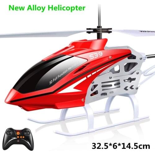 2.4Ghz Remote Controlled Helicopter Fall Resistant Childrens Helicopter Model With Rechargeable Remote Control Aircraft