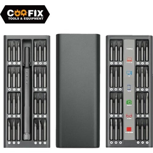 COOFIX 48 In 1 Screwdriver Set Multifunction Precision Magnetic Screw Driver Bits Household Repair Phone Kit Tools