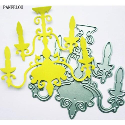 PANFELOU Romantic dropligh Scrapbooking DIY album Easter wedding cards paper die metal craft stencils punch cuts dies cutting