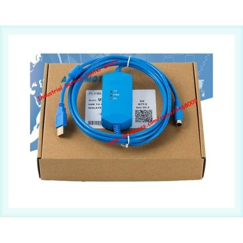 Suitable For FX3UC/FX3G Series PLC Programming Cable Isolation Data Download Cable FX-USB-AW