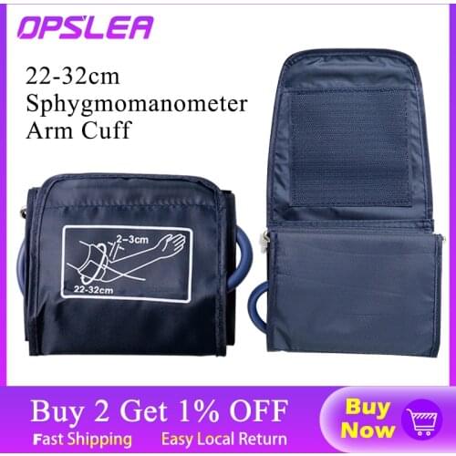 22-32cm & 22-42cm Portable large adult blood pressure cuff for arm blood pressure monitor meter tonometer sphygmomanometer