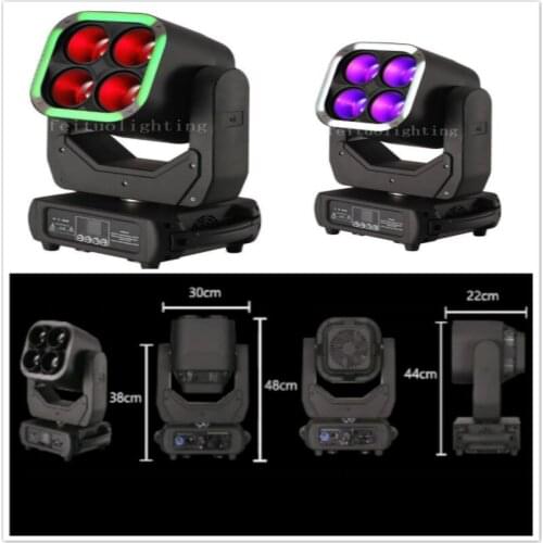 Pro stage fixture zoom 4X60W + 64x1.5W RGB led zoom moving head dj disco moving head led wash zoom