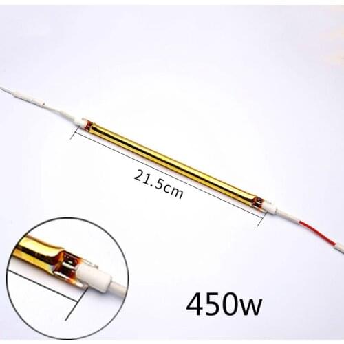 Straight heating tube 220v waterproof carbon fiber heating element bathroom heating lamp heating tube element gold