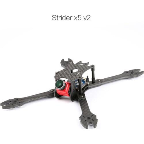 IFlight Carbon Fiber Stretch X Strider X5 V2 230mm FPV Frame with 4mm Arm Compatible Battery Protect Plate for Racing