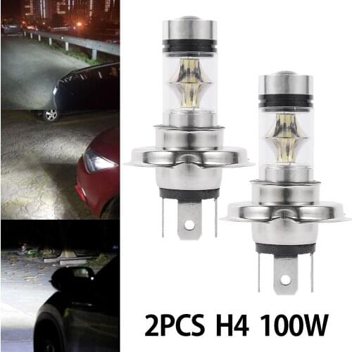 Car LED Anti-fog Lamp H4 100W 20SMD High-power Car Signal Lamp Professional Car Accessories Led Fog Light