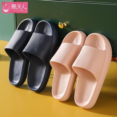 Slippers female home bathroom lovers bath Thick bottom home slippers male slippers men shoes man Bathroom Slippers