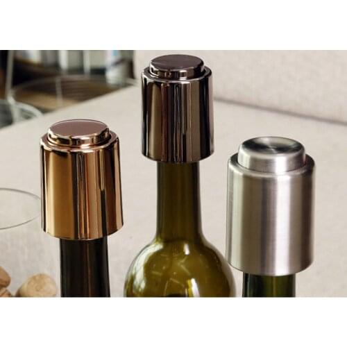 ABS Silicone Vacuum Sealed Red Wine Storage Bottle Stopper Plug Bottle Cap