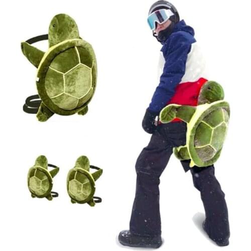 Winter Ski Protective Gear Turtle Back Pad Small Tortoise Adult Ski Protective Knee Pads Anti-Drop Small Tortoise Equipment
