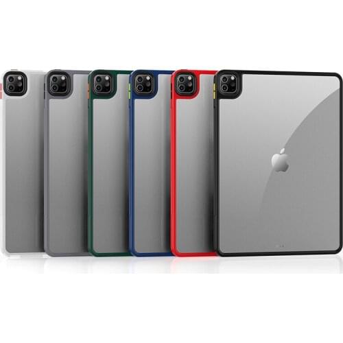 Hard PC Clear Case for iPad Pro 11 12.9 2018 2020 Shockproof Back Shell for iPad Air 4 10.9 inch Ultra Thin Funda 11 inch