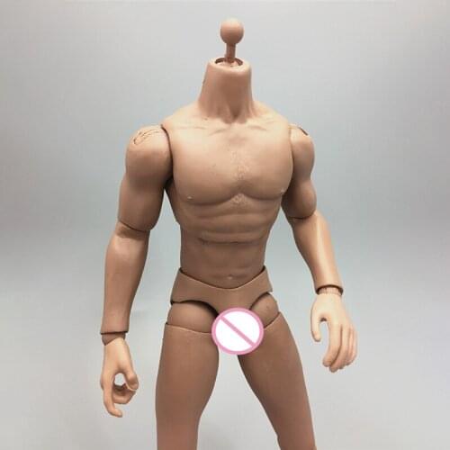 1/6 Scale Soldier Asian Doll Muscle Body With Neck Body 12-inch Figure Doll Costume Model Action Figure Collection Toy In Stock