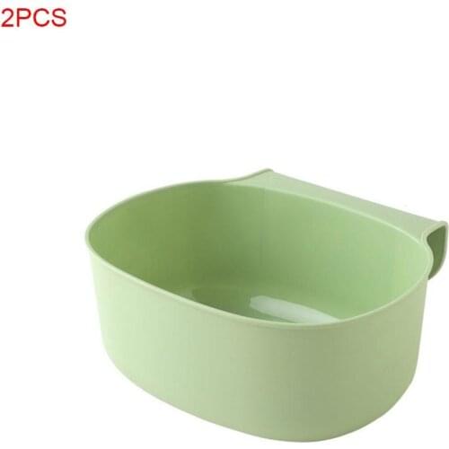 2 PCS Desktop Waste Bin Cabinet Door Hanging Large Trash Can Storage Box Kitchen Storage Holder Racks Barrel Trash