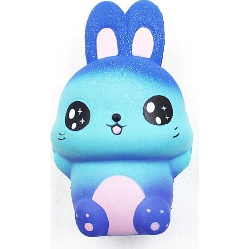5pcs/pack Animals Style PU Slow Rise Squishy Children Squeeze Toys Cute Rabbit Shape Sensory Toys Animal Squishy Squeeshy Doll