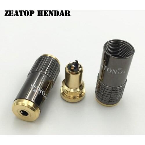 50Pcs 3.5mm 3 / 4 Pole Stereo Female Plug 3.5 Audio Solder Socket for DIY Headphone Earphone Wire Adapter Diameter 8mm Connector