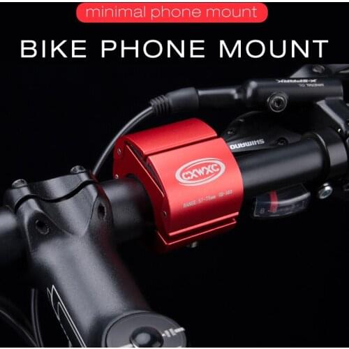 Aluminum Alloy Bicycle Mobile Phone Stand Mountain Road Bike Cell Smartphone Mount Holder MTB Handlebar Clip Bracket Accessories