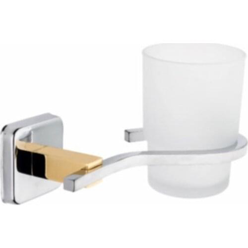 Ivory Custom Serial Stainless Glass Tooth Brush Holder