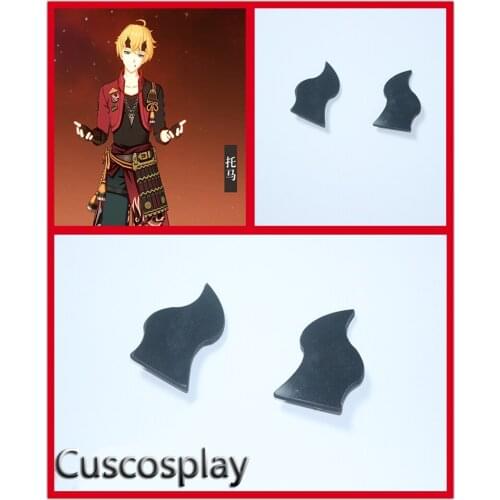 Game Genshin Impact Tohma Headwear Cosplay Props Halloween Carnival Fancy Party Toys Birthday Gifts for Carnival Comic Show