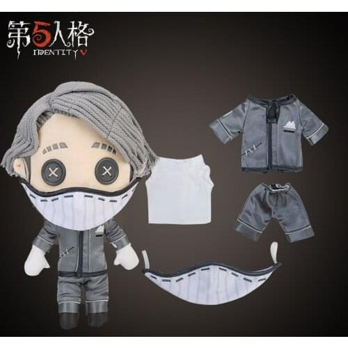 New Game Identity V Aesop Carl Cosplay Pillow Plush Doll Plushie Toy Change suit Dress Up Clothing Cute Anime Christmas Gifts