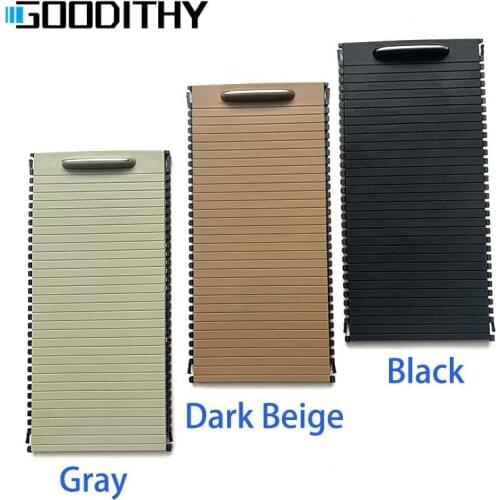 Car Console Cover Cup Holder Plate Zipper Rolling Curtain For Mercedes Benz W204 C Class W212 E Class C180 C200 C220 E200 E260