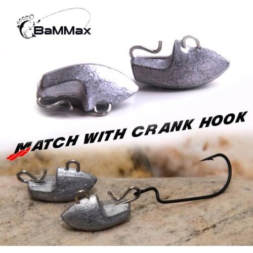 Bammax fishing Universal lead weight 10pcs 2g 3g 4g 5.3g 6.5g 9.5g match crank hook jig head fly fishing accessories tackle