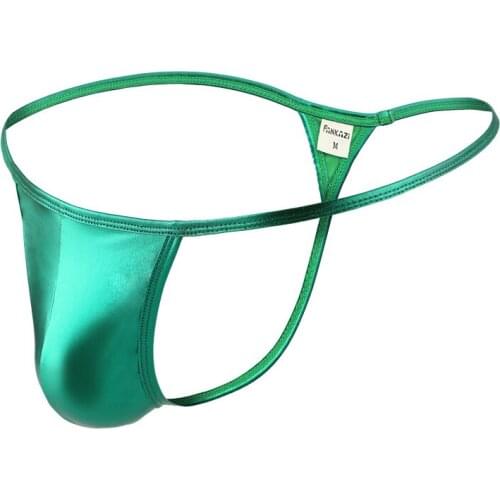 Nylon Ice Silk Low Waist Comfortable Mens Thongs G Strings Gay Underwear Sexy Gifts for Men