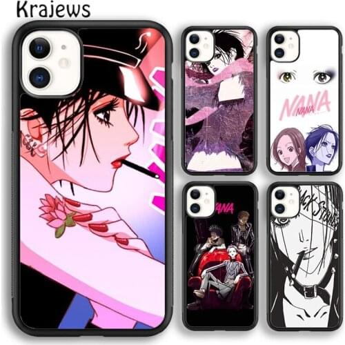 Krajews Anime Nana Soft Phone Case Cover For iPhone 5s 6s 7 8 plus X XR XS 11 12 pro max Samsung Galaxy S8 S9 S10 Plus