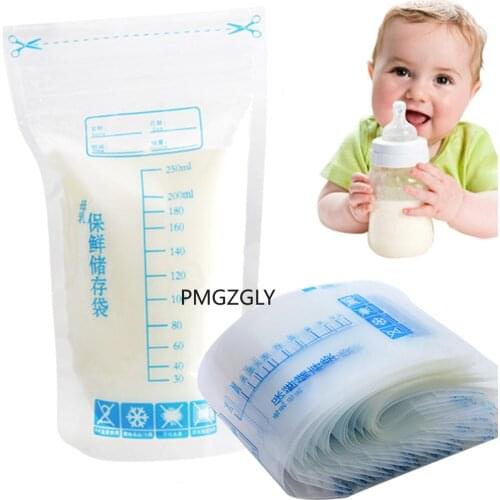30pcs Breast Milk Storage Freezer Bag Disposable Labels Safe Baby Food Storage Feeding Baby Food Storage