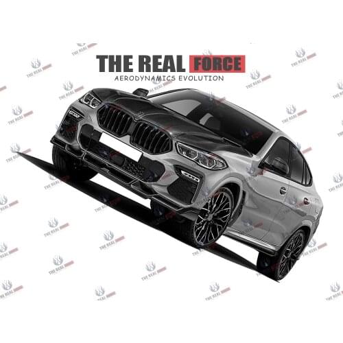 Suitable For 19-21 BMW G06 X6 40i 50i VAD-LT Carbon Fiber Front Lip Rear Lip Diffuser Side Skirts Full Lip Body Kit
