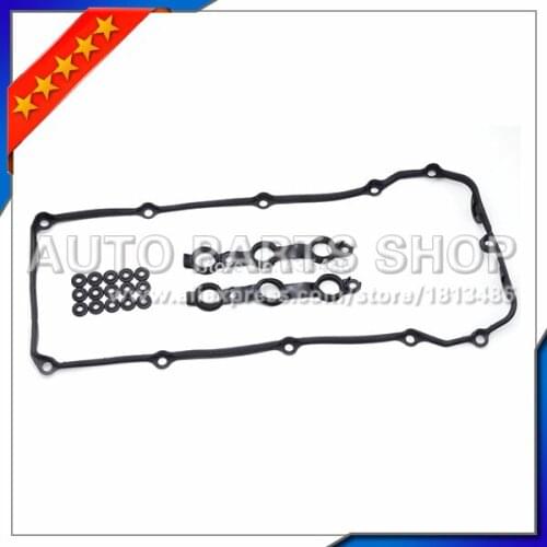 Valve Cover Gasket + 15 Grommets KIT Set 11129070990 for BMW E38 E39 E46 E53 728i 728il 525i 528i 530i 320i 323Ci 325i 328i X5