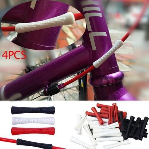 Bicycle Brake Shift Cable Protector Bike Frame Cable Protective Sleeve MTB Road Bike Fixed Gear Protective Cover Wrap Guard Tube