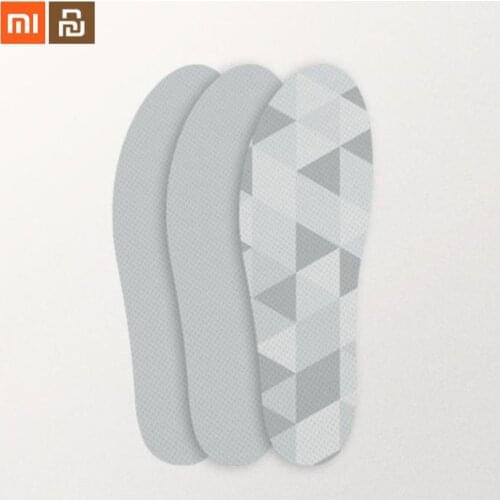 Three pairs of original xiaomi youpin core soft cork light insole sweat absorbing cork men and women insoles for smart home