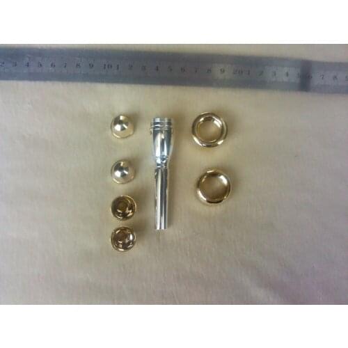 Trumpet Mouthpiece Convertible Gold plated