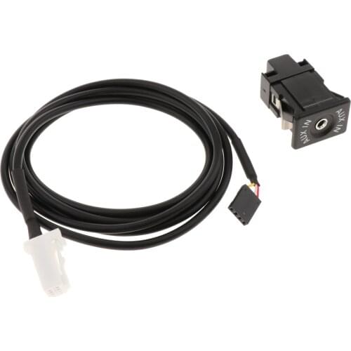 USB Aux Switch socket Cable Adapter For Suzuki SX4 Grand Vitara 2007-2010