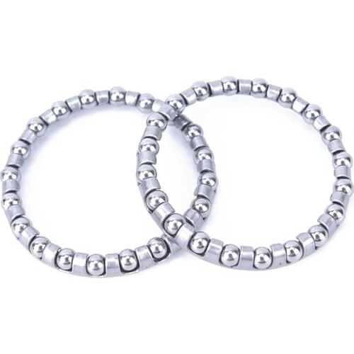 2pcs Bicycle Bike Headset Caged Ball Bearing Frame Front Fork Rear Pearl Retainers Race Cycling Headset Bearing Bicicleta Parts