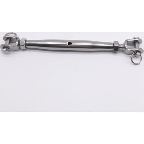 Wkooa M10 Stainless Steel 304 Closed-Body Tensile Structure Turnbuckle Jaw/Jaw