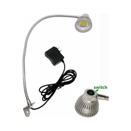 12V/24V/110V/220V WITH PLUG 5W Led Bed Mounted Reading Light With Flexible Pipe