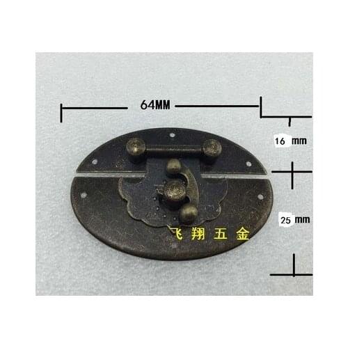 A32 Antique antique vintage style Decorate Jewelry Gift Wooden Box Hasp wooden hasp lock clasp