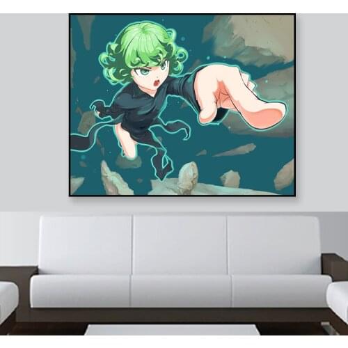 One Punch Man Anime Poster Anime Wall Scroll Decoration Poster Art Prints 20 x 28 Inches,No Frame