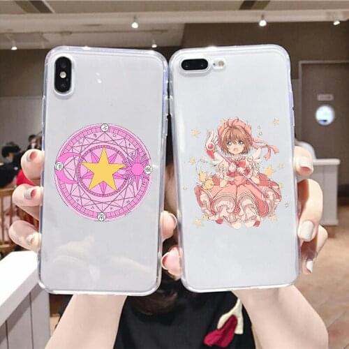 Card Captor Sakura Cartoon Cute Phone Case For Huawei Honor 6 7 8 9 10 10i 20 A C X Lite Pro Play transparent trend shell tpu