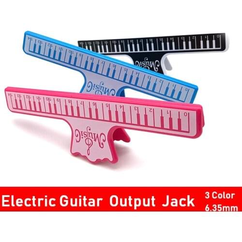 Colorfule Plastic Music Score Fixed Clip Book Paper Holder for Guitar Violin Piano Player Multifunction Spring Clips Guitar Part