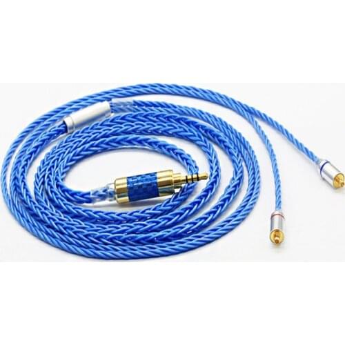 Diy earphone cable silver plated wire mmcx/0.78mm/IE80/A2DC/IM50