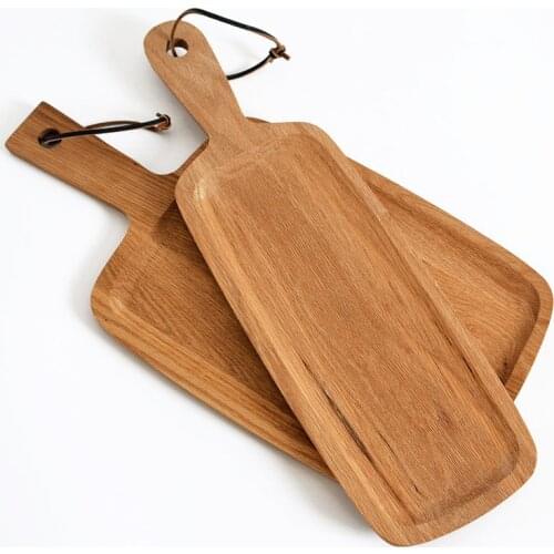 Oak cutting board bread tray dessert board sushi board gourmet photo props hotel supplies on cutting board