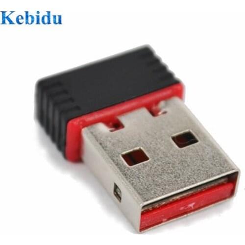 KEBIDU USB Mini Wireless Wifi Adapter Dongle Receiver Network LAN Card PC 150Mbps USB 2.0 Wireless Network Card MT7601