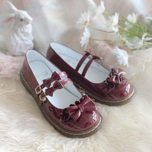New Spring Sweet Girls Kawaii Tea Party Japanese Anime Lolita Shoes Women Harujuku Jk Uniform Cosplay Shoe Feminine Low Heel